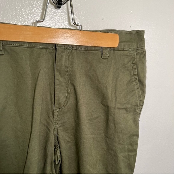 Gap Relaxed Girlfriend Twill Pant Clover Green 6 - Picture 6 of 13